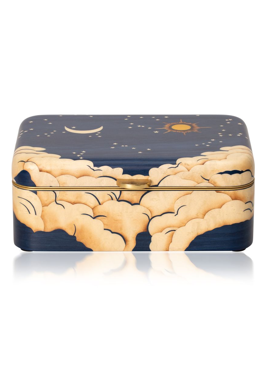Tibetan Sky Marquetry Jewelry Box