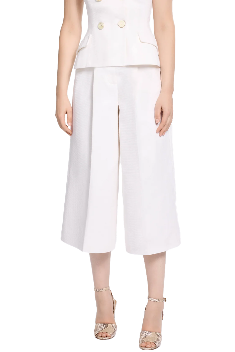 Cotton Piquet Suit - Elie Saab
