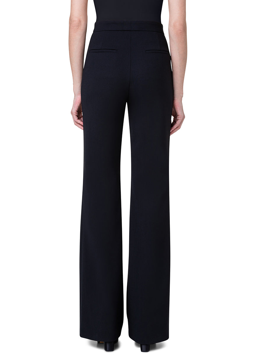 Courtney Wool Crepe Stretch Pant - Akris Punto