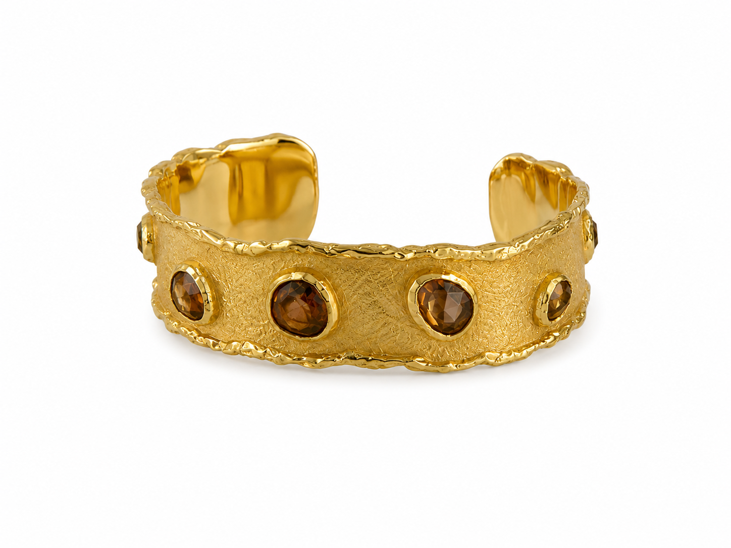 Brown Zircon Cuff