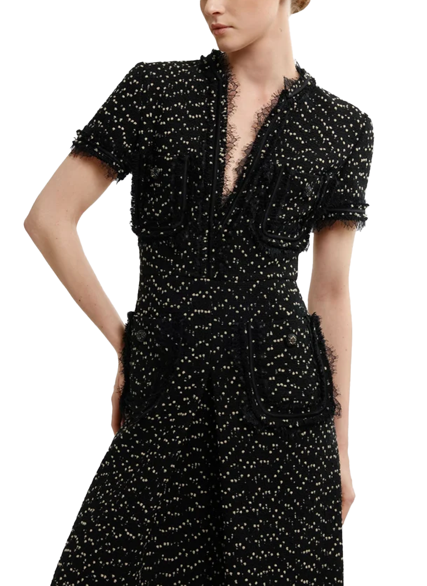 Tweed Midi Dress - Elie Saab
