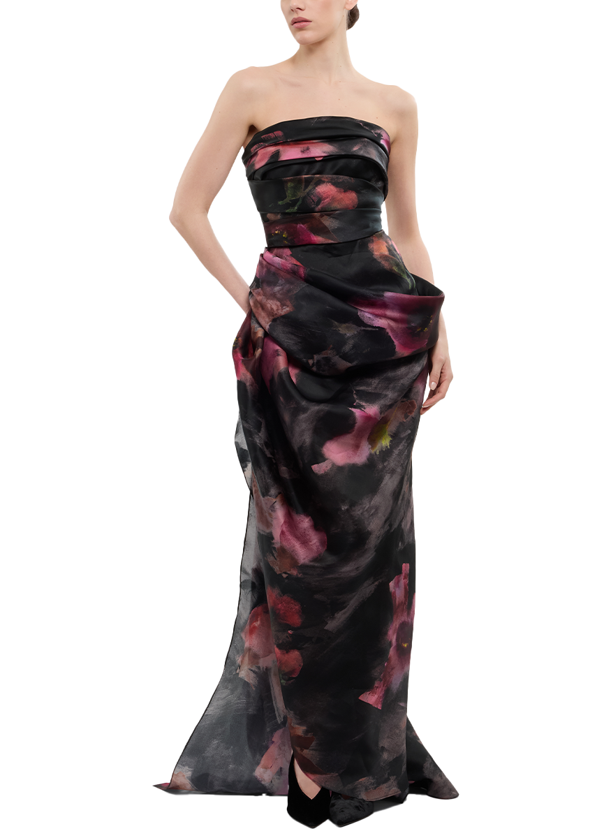 Floral Organza Gown - Elie Saab