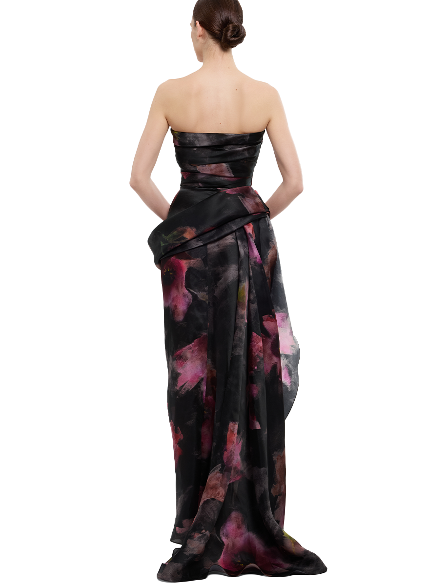 Floral Organza Gown - Elie Saab
