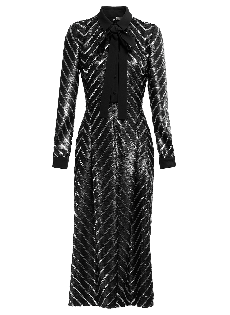 Sequins Midi Dress - Elie Saab