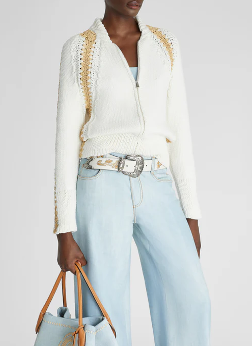 Knitted Bomber Jacket - Ermanno Scervino