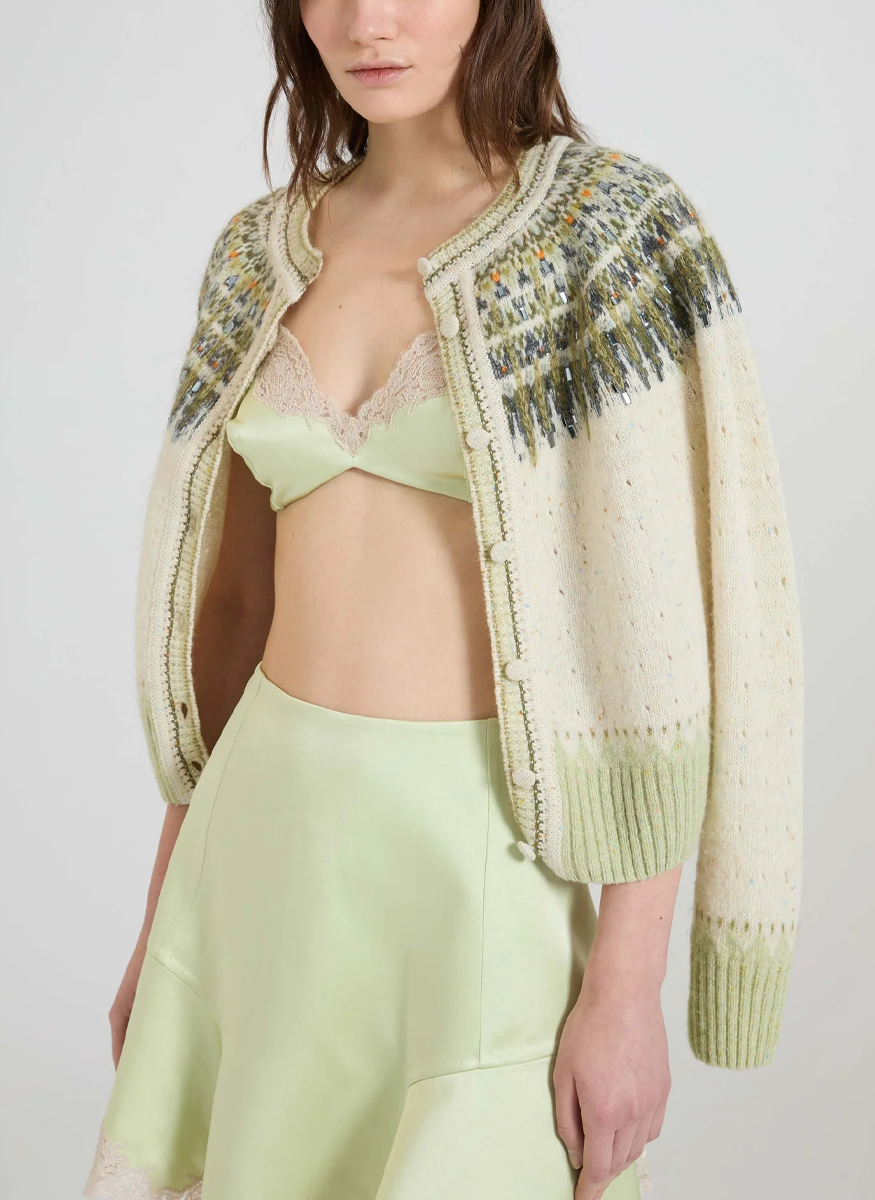 Argyle Cardigan - Ermanno Scervino