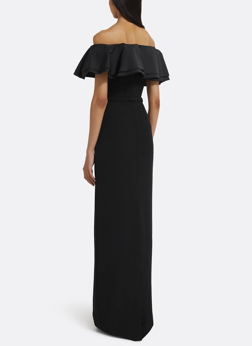 Ryan Crepe Gown - Safiyaa