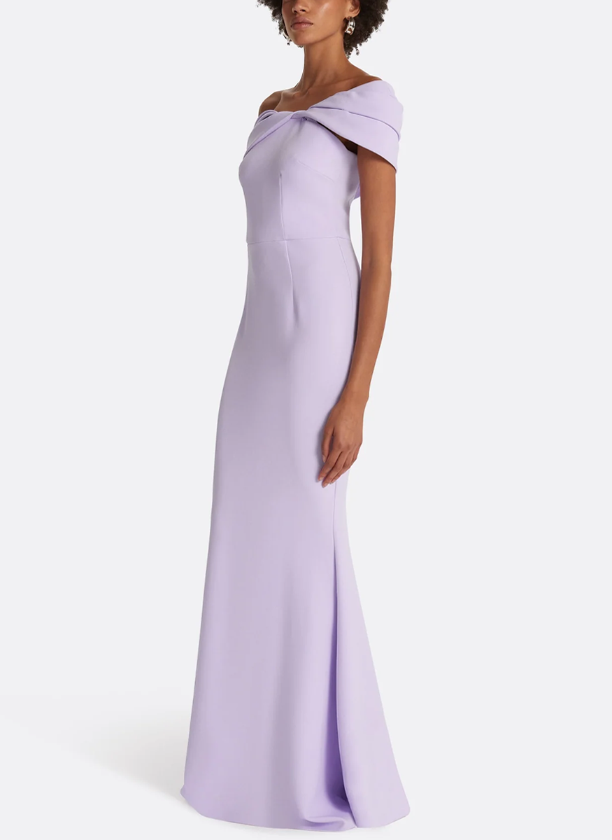 Rossa Verbena Long Dress in Verbena - Safiyaa