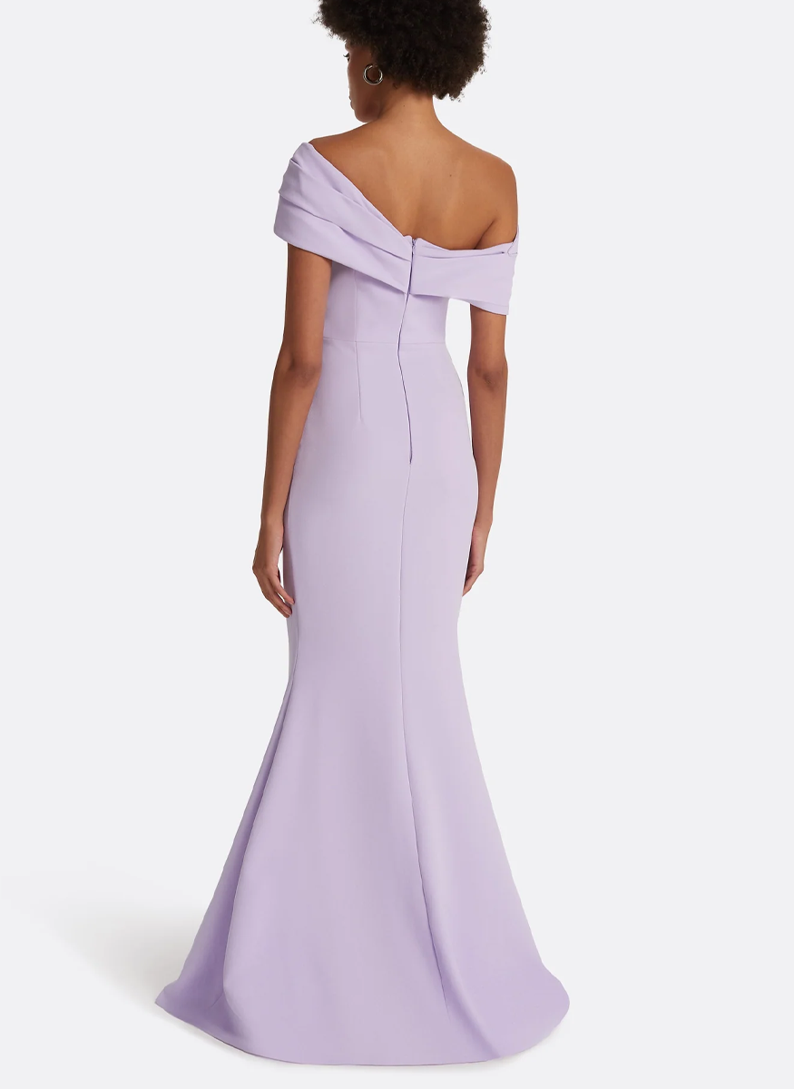 Rossa Verbena Long Dress in Verbena - Safiyaa
