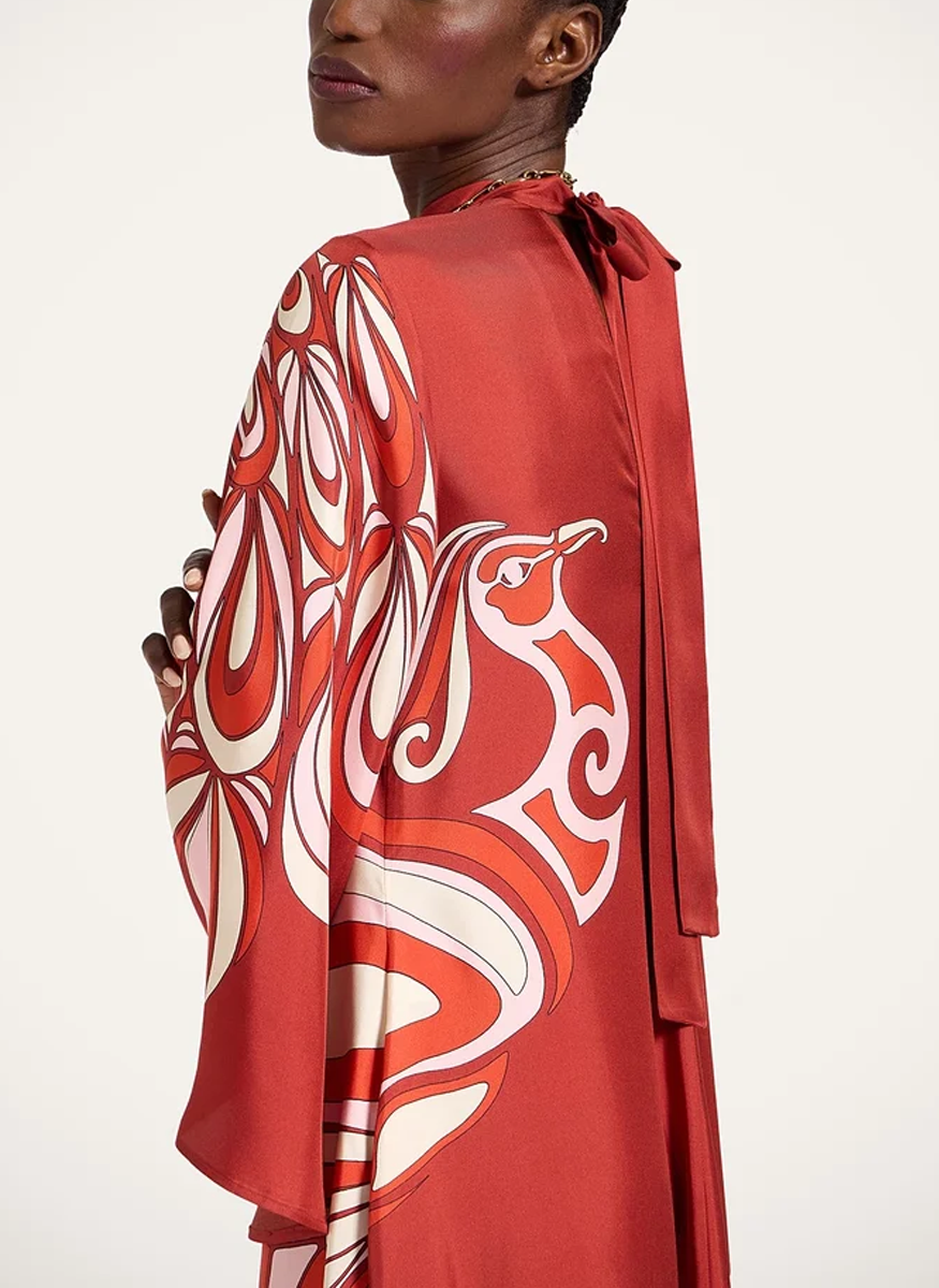 Magnifico Dress in Silk Twill - La DoubleJ