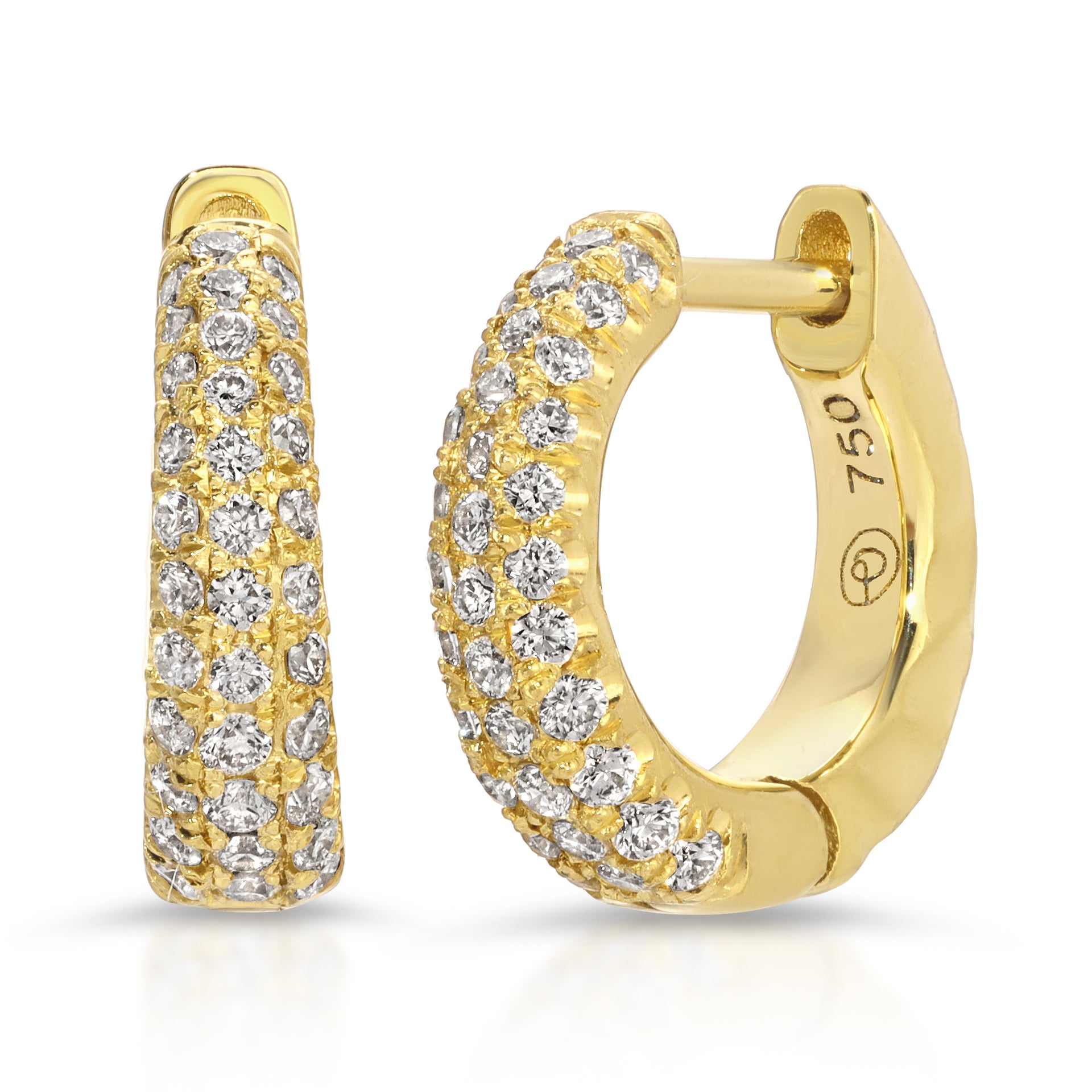 Yana Micro Diamond Hoops