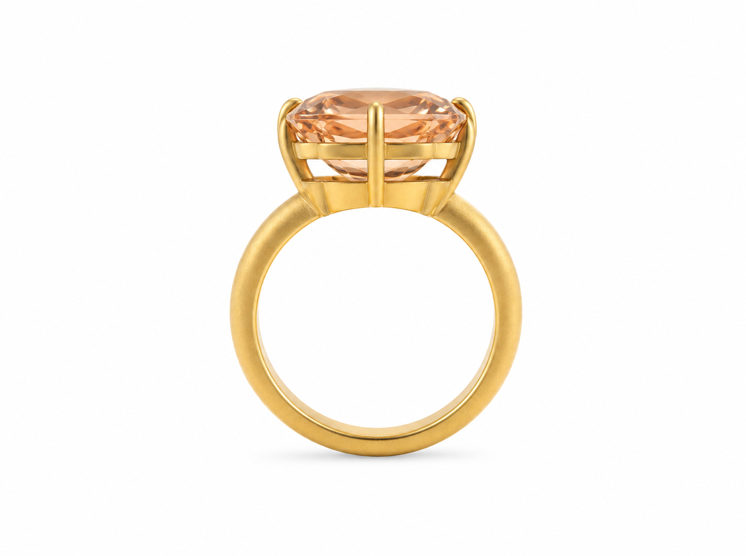 Peach Tourmaline Ring - Leigh Maxwell