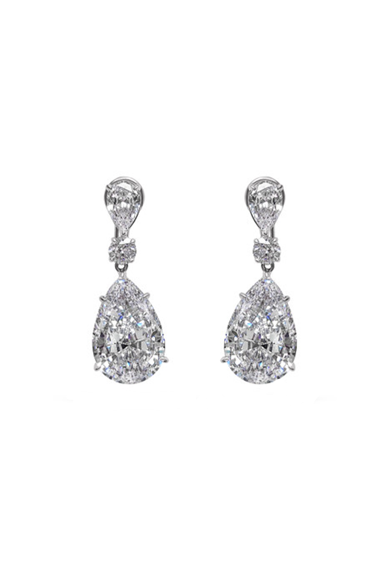 Pear Medium Drop Earrings