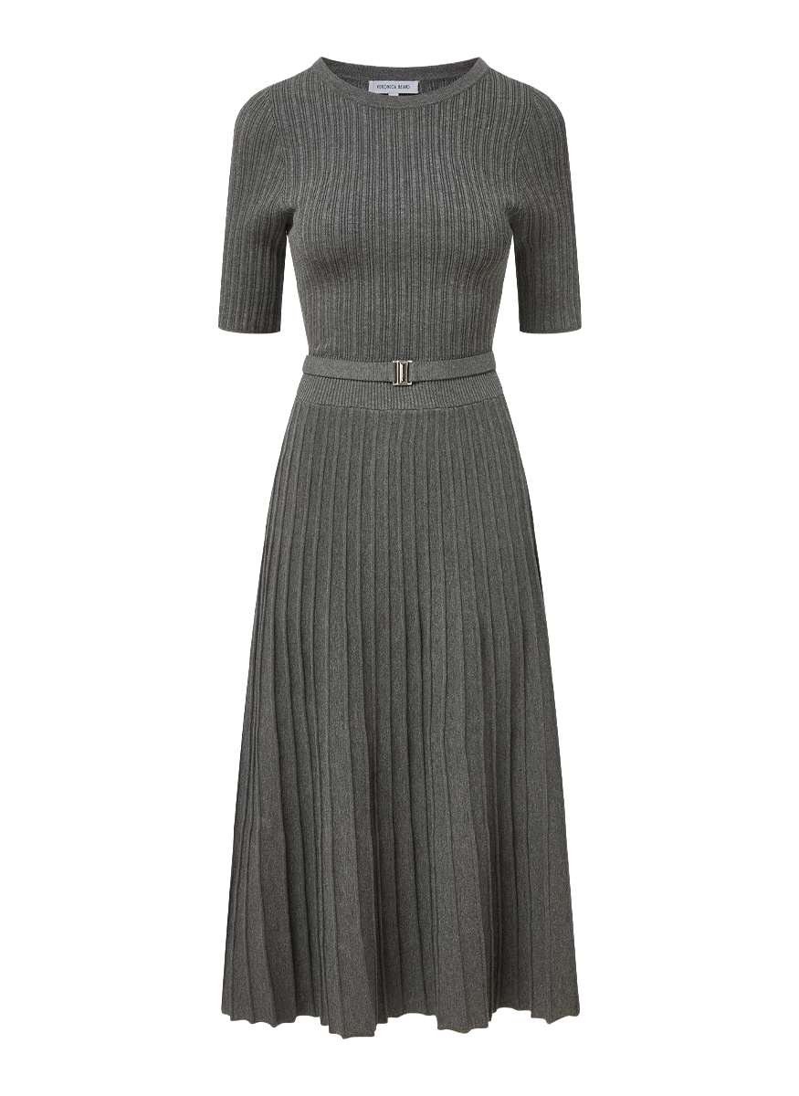 Elthea Belted Midi Dress - Veronica Beard
