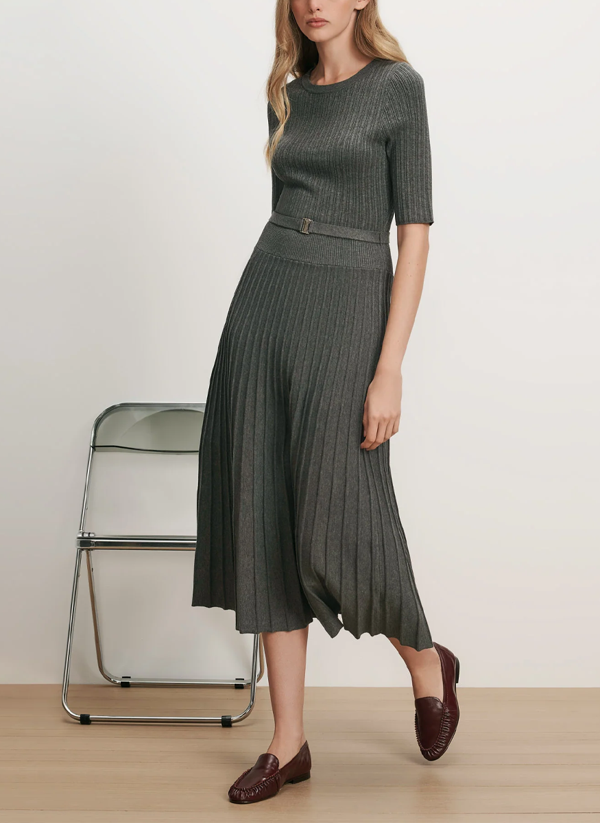 Elthea Belted Midi Dress - Veronica Beard
