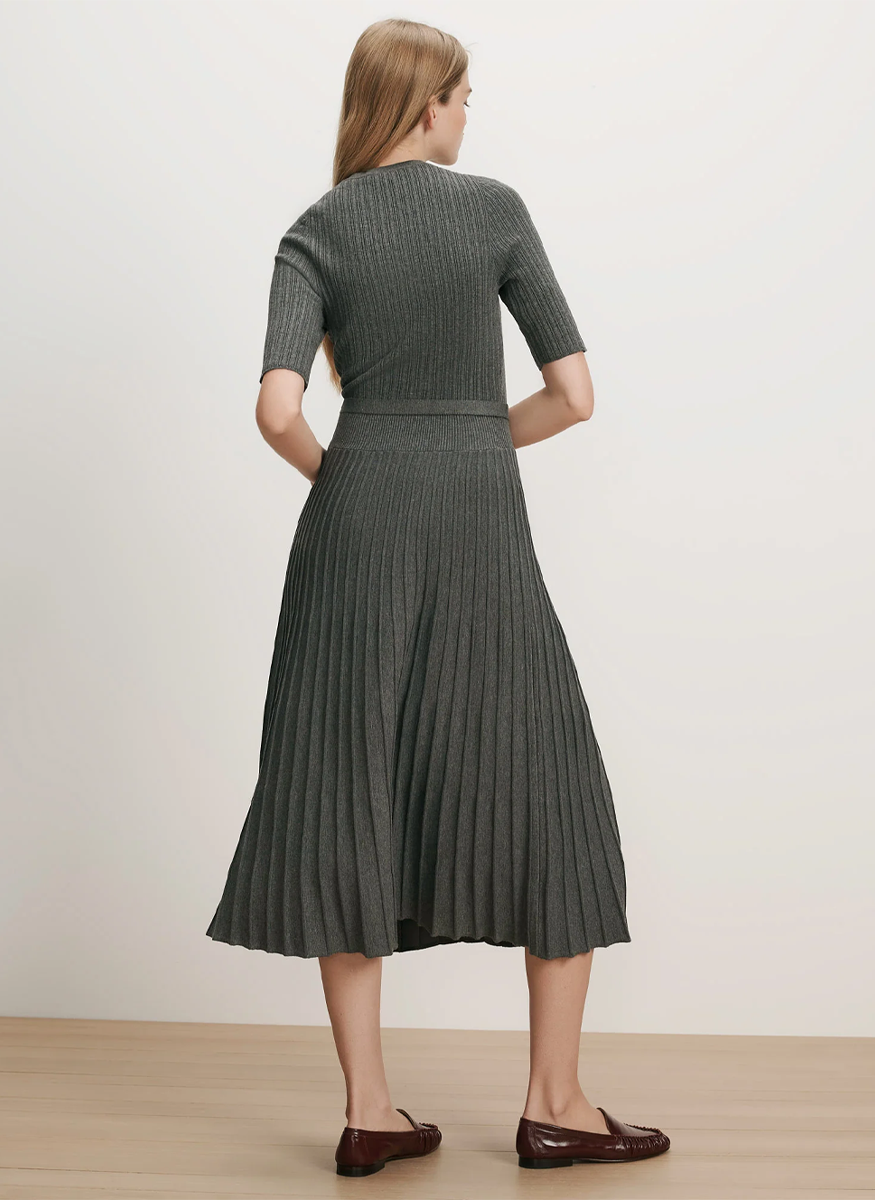 Elthea Belted Midi Dress - Veronica Beard