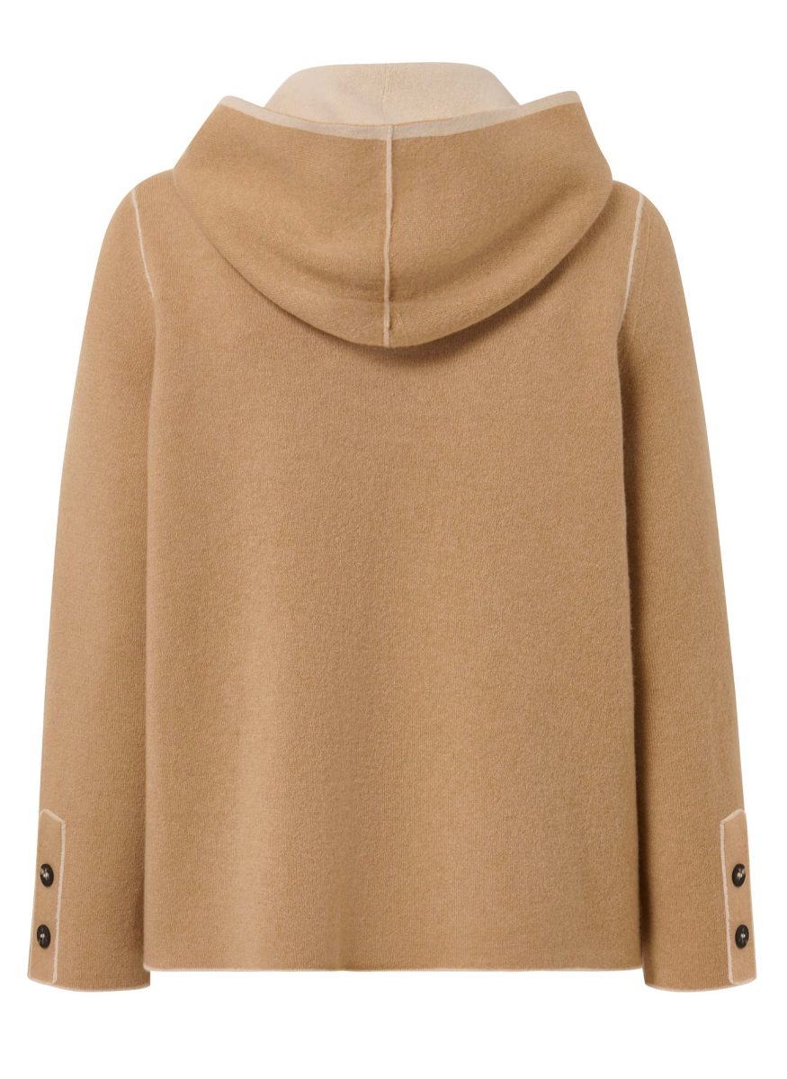 Emilia Hooded Revers Cardigan - Barbara Lohmann