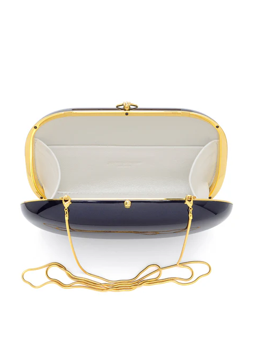 Elina Plus Clutch in Touring Navy - Jeffrey Levinson