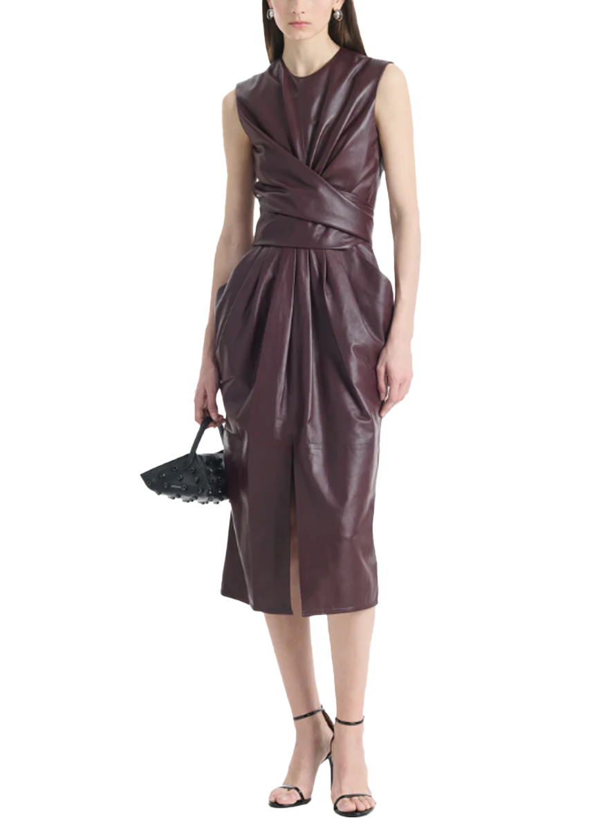 Tippi Dress in Deep Cherry - Altuzarra