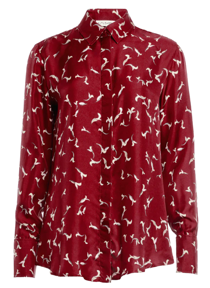 Chika Top in Grenache Botanical - Altuzarra