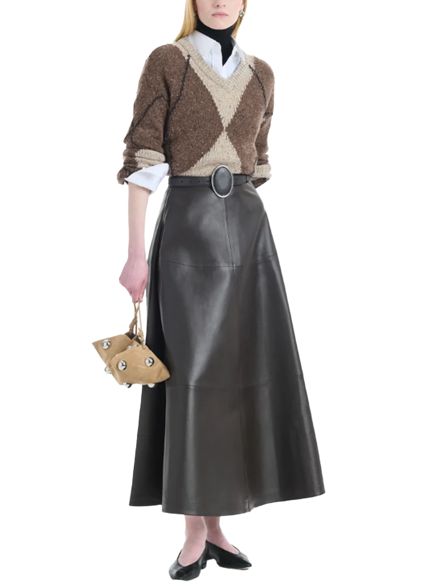 Varda Skirt in Fudge - Altuzarra