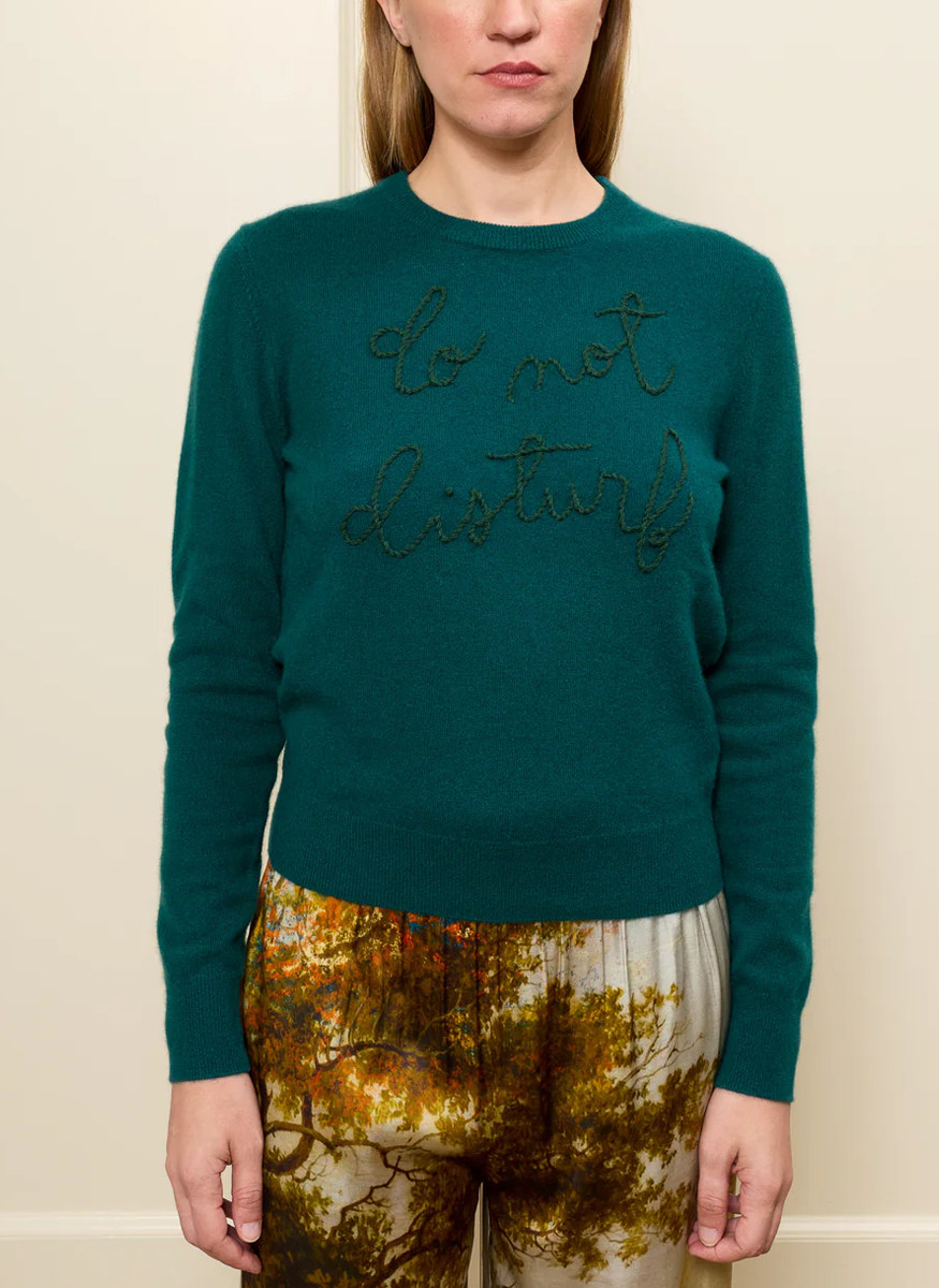"Do Not Disturb" Crewneck - Lingua Franca
