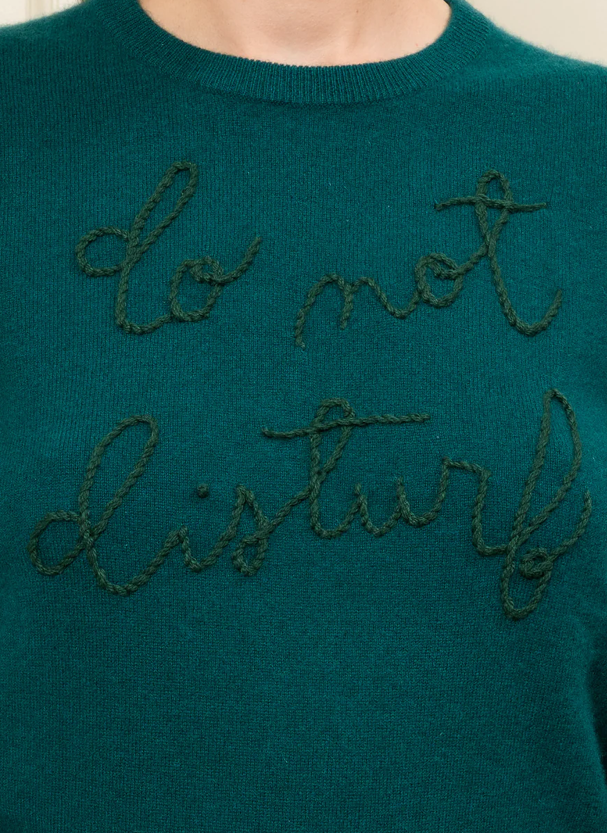 "Do Not Disturb" Crewneck - Lingua Franca