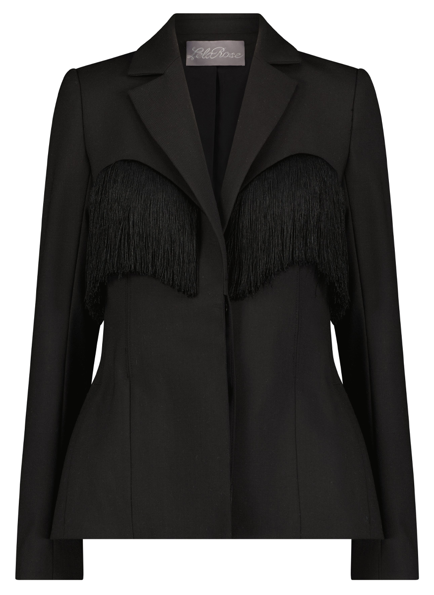 Fringe Detail Blazer