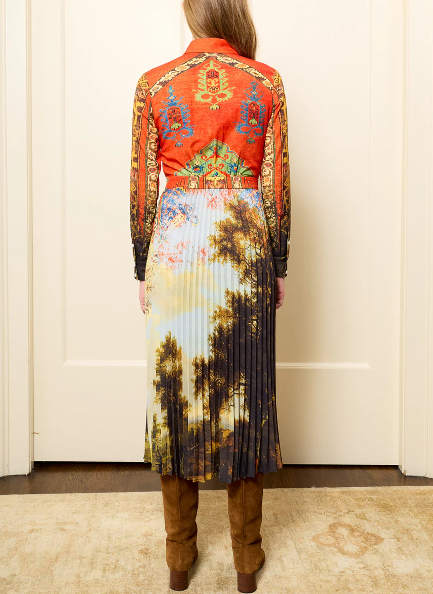 Molly Pleated Dress - Lingua Franca