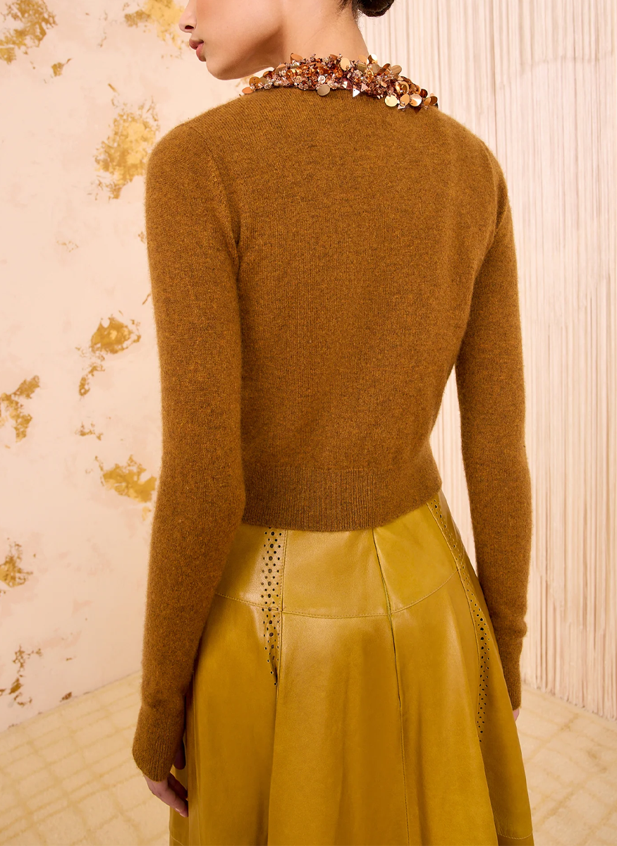 Margaux Embroidered Cashmere Cardigan - Ulla Johnson