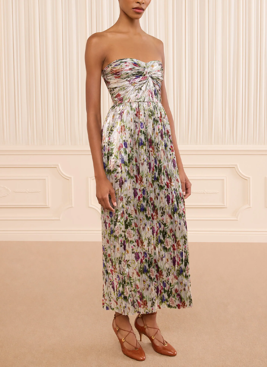 Adelaide Strapless Pleated Dress - Ulla Johnson