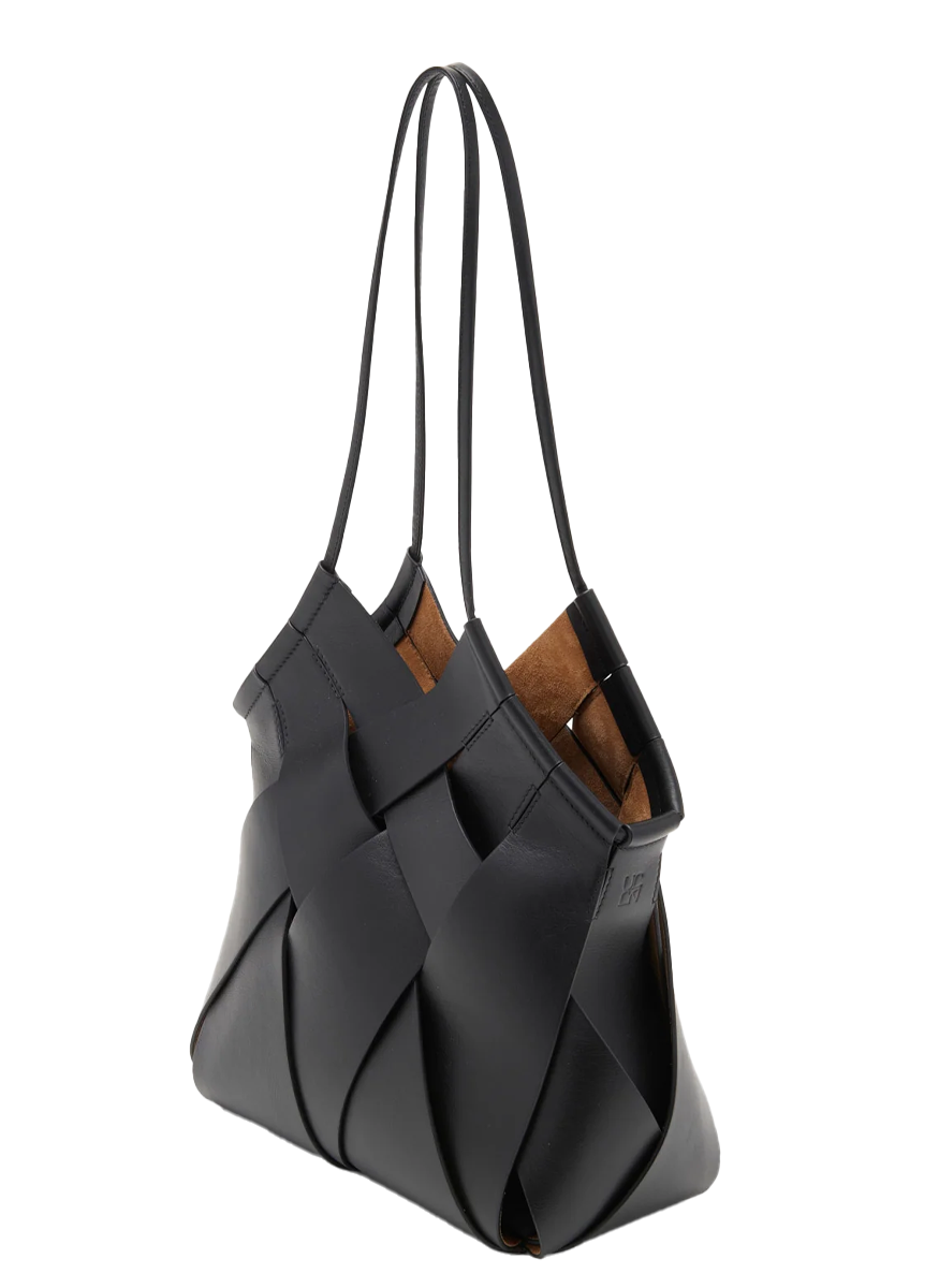 Charlotte Shoulder Bag in Noir - Ulla Johnson