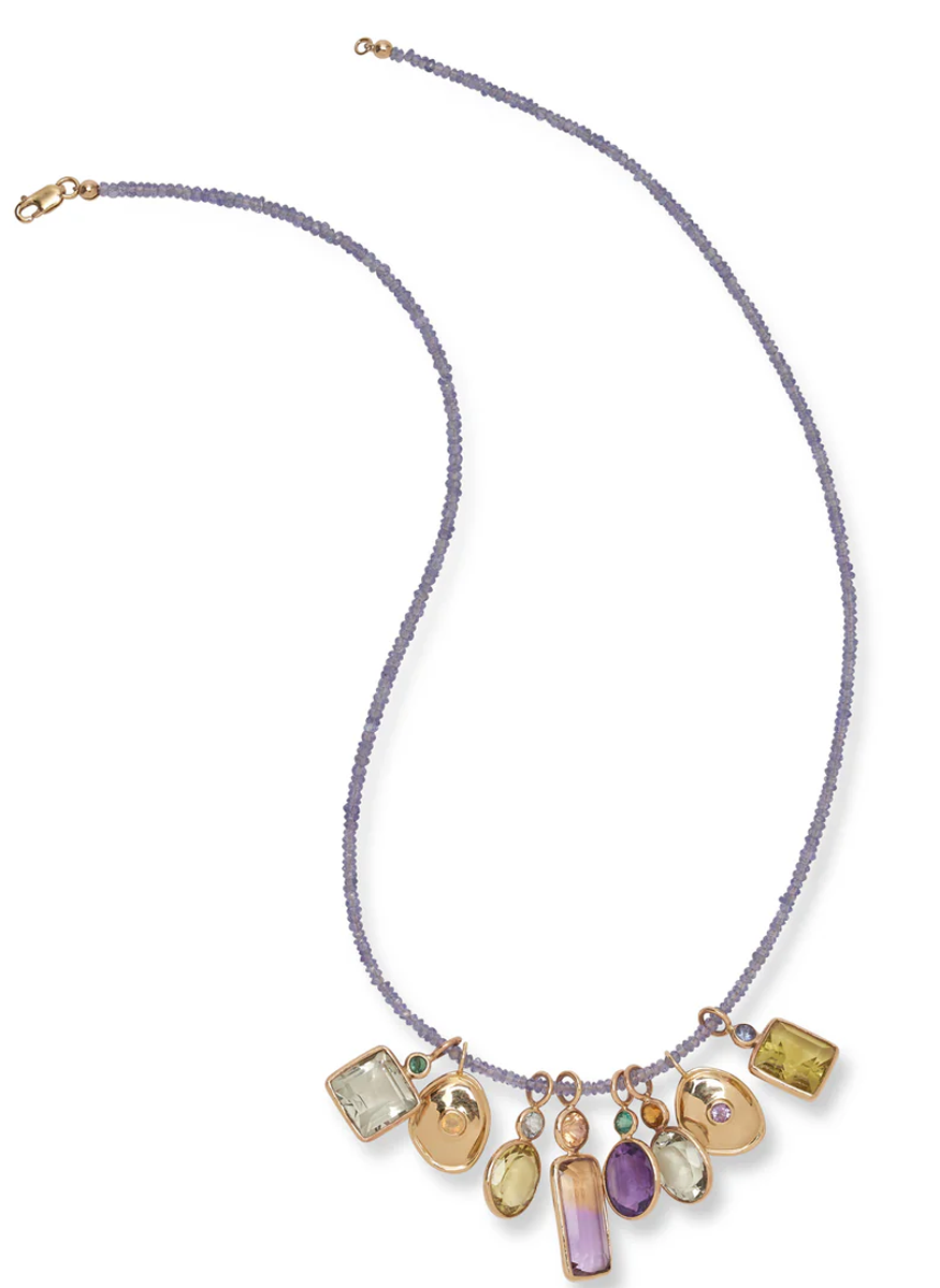 Lemonquartz Necklace Charm - Lizzie Fortunato