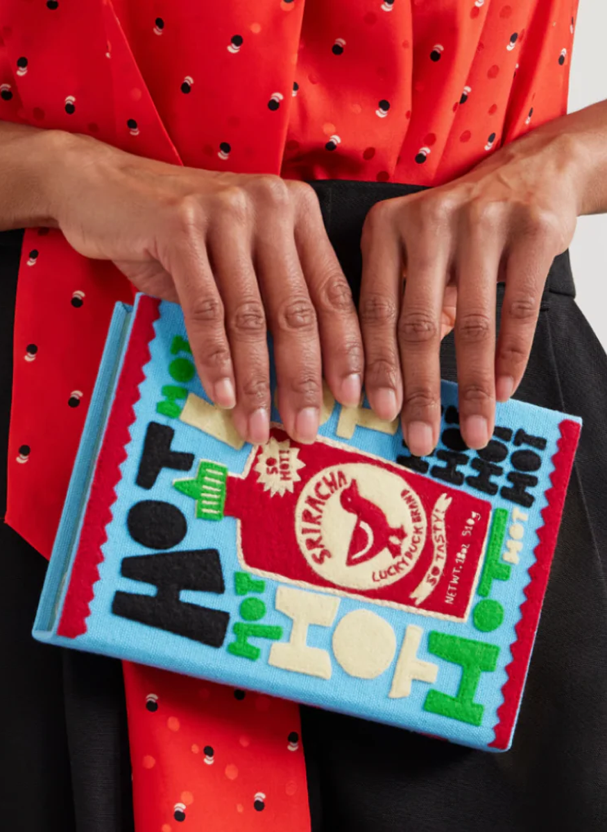 Sriracha Book Clutch with Strap