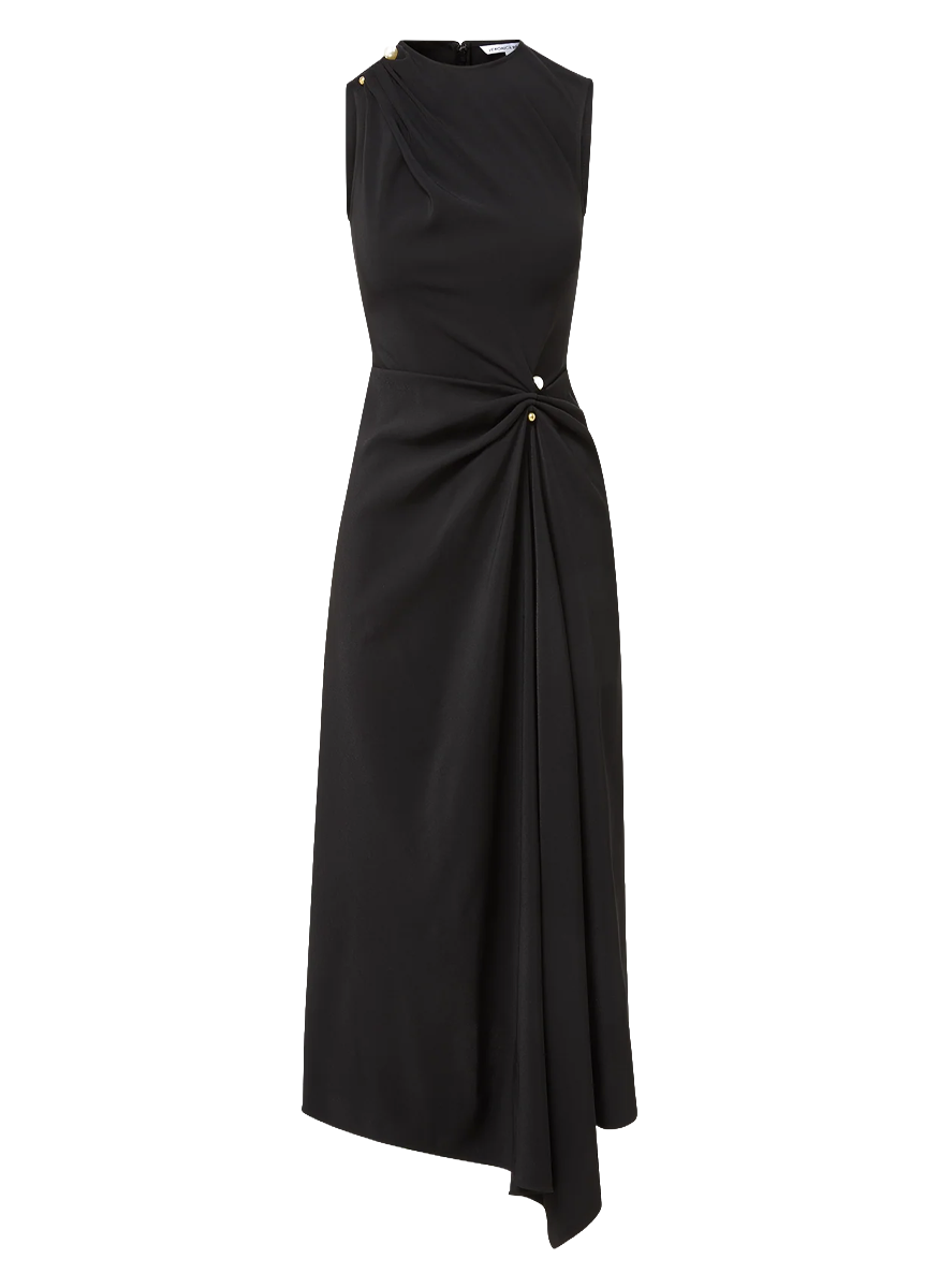 Freja Brooch Midi Dress - Veronica Beard
