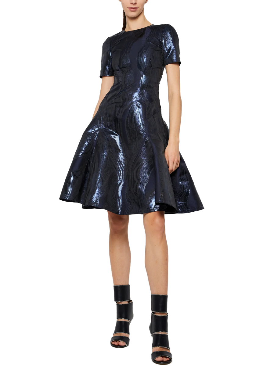 Short Sleeve Fit & Flare Dress Short Sleeve Fit & Flare Dress