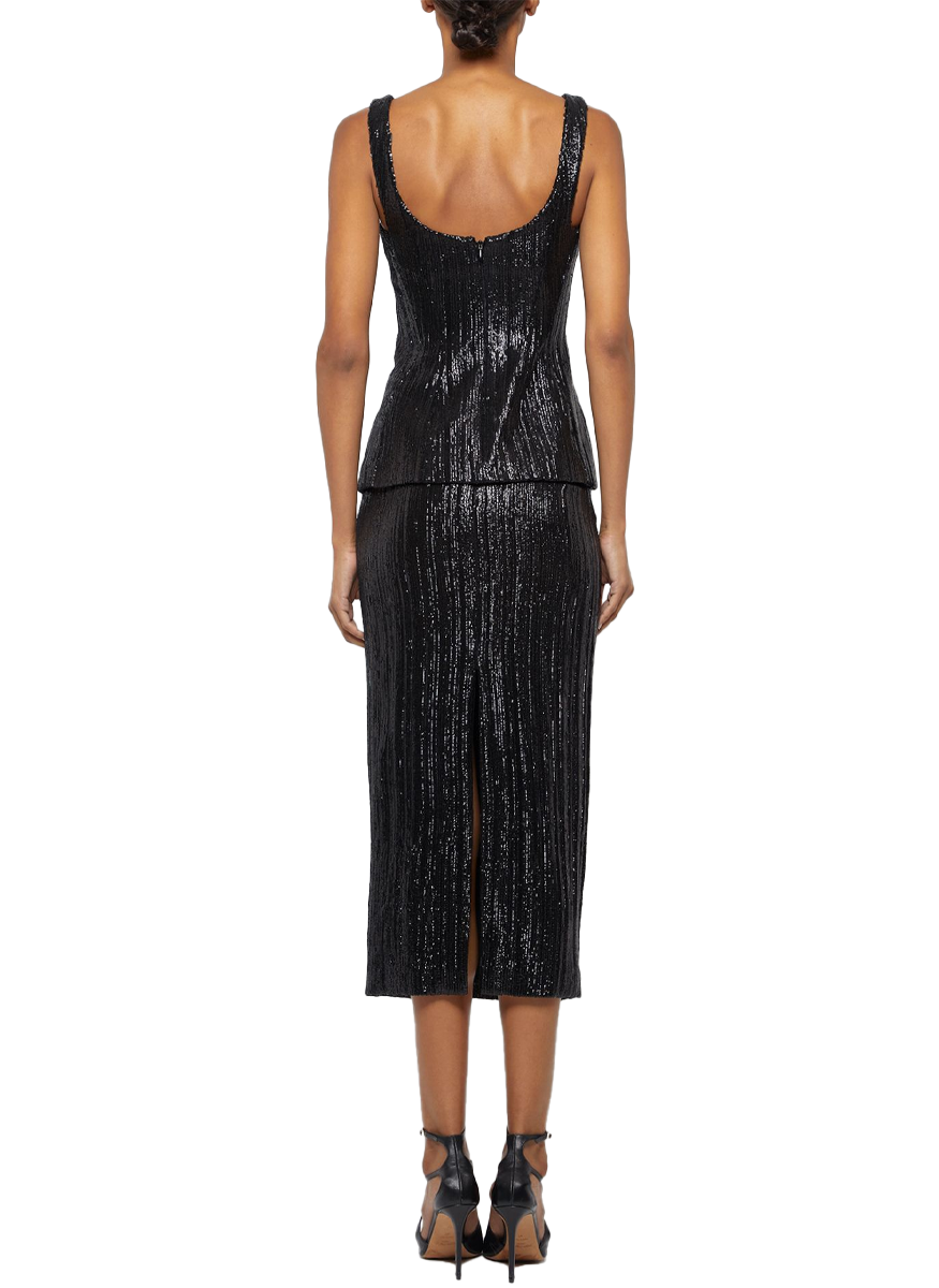 Corset Seam Tank and Pencil Skirt