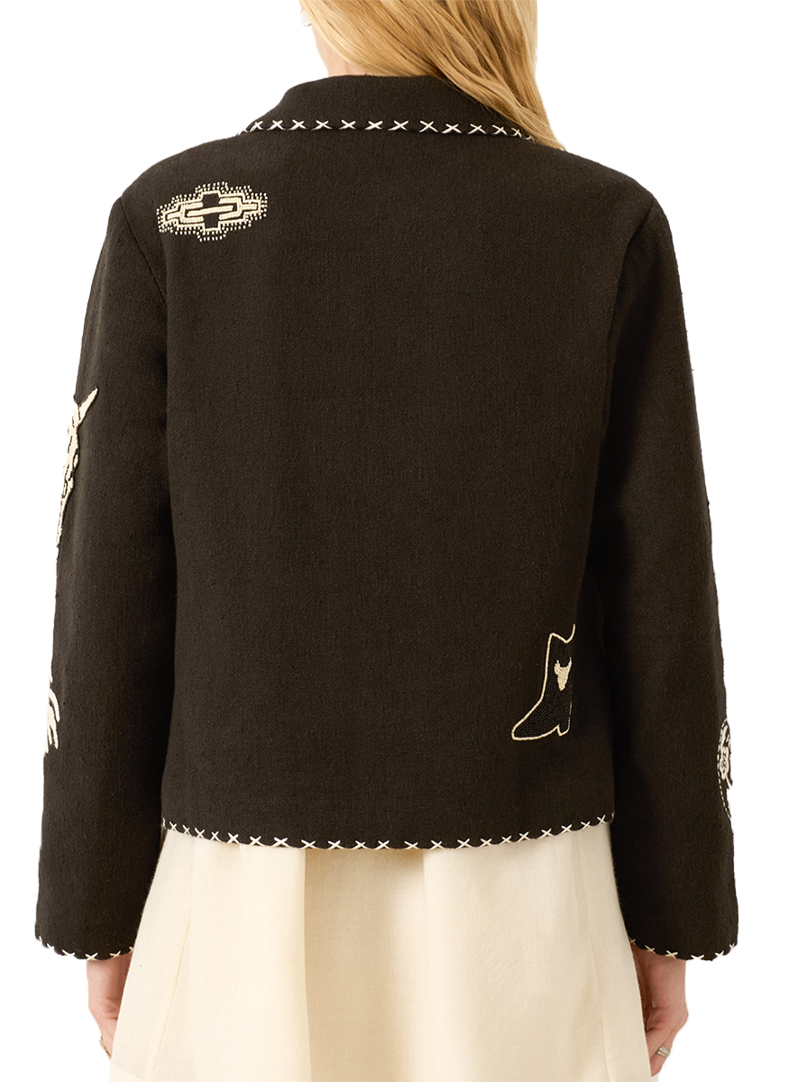 Francis Noir Tattoo Jacket - Alix of Bohemia