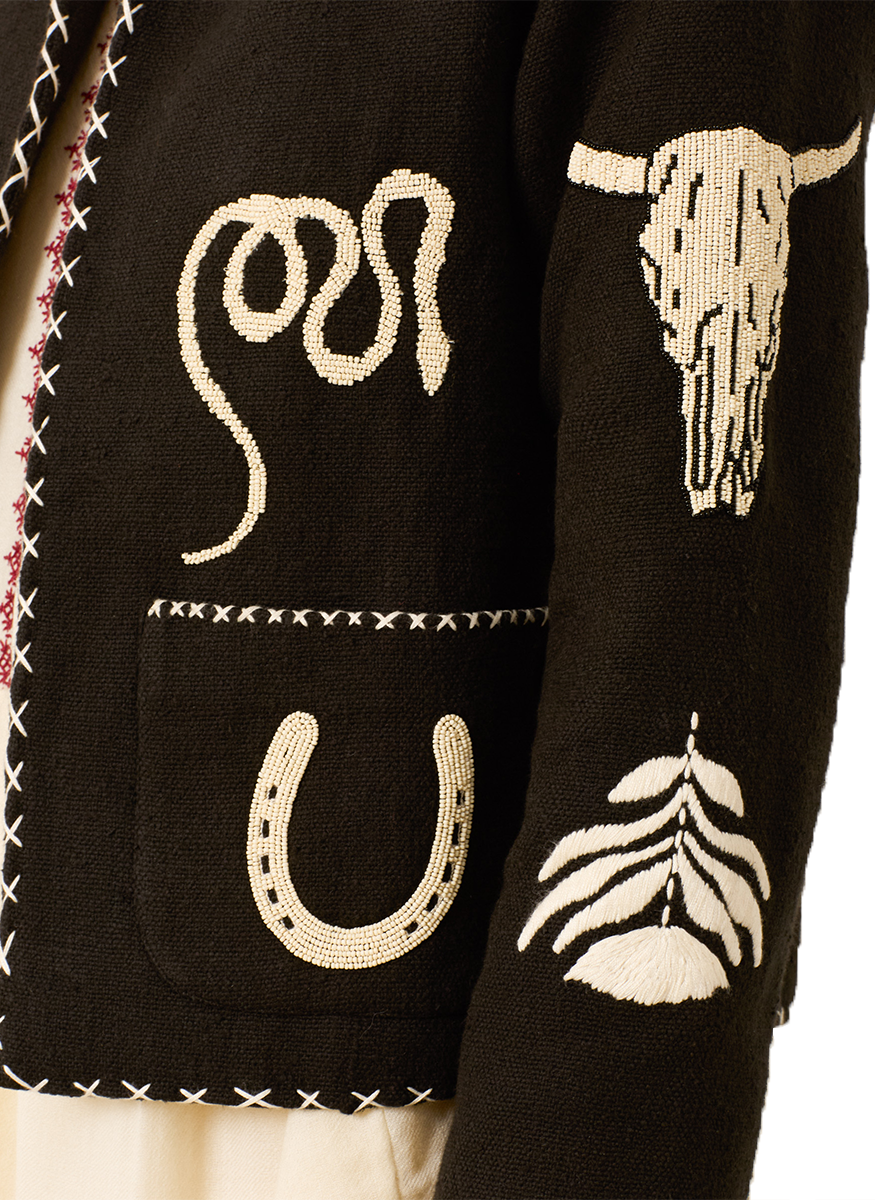 Francis Noir Tattoo Jacket - Alix of Bohemia
