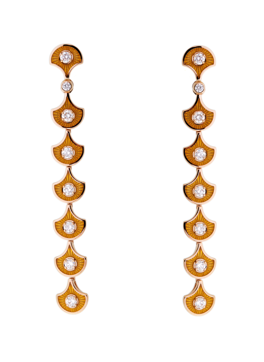 Fish For Love Earrings, Yellow