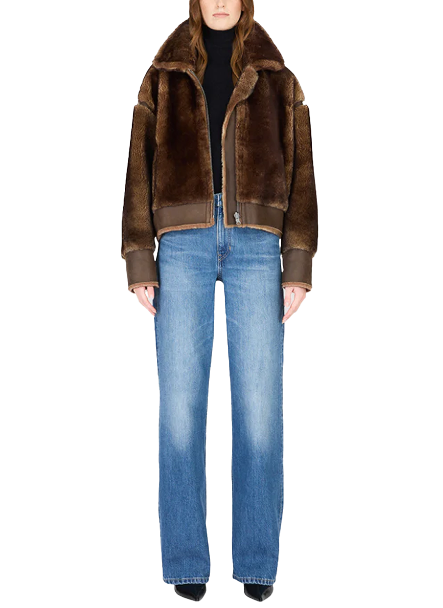 Gaia Burma Reversible Shearling Jacket