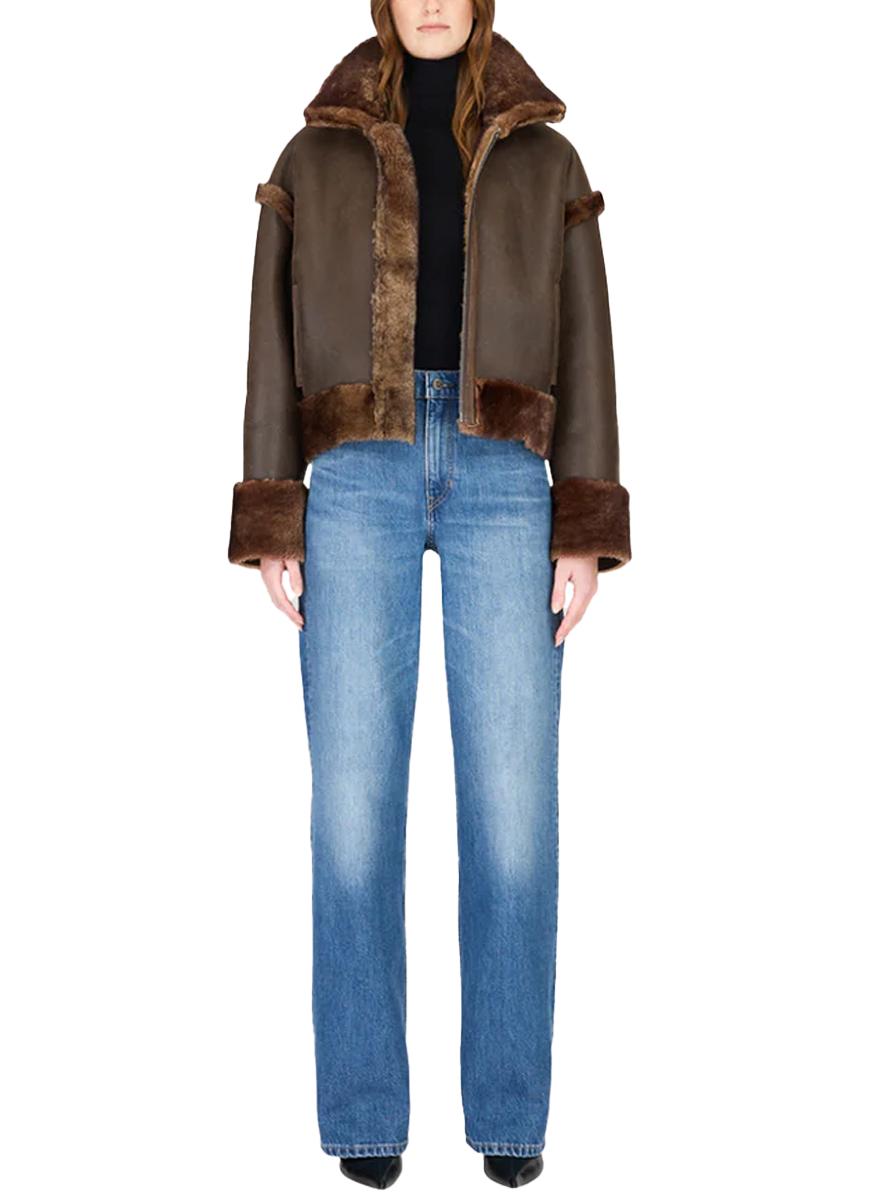 Gaia Burma Reversible Shearling Jacket