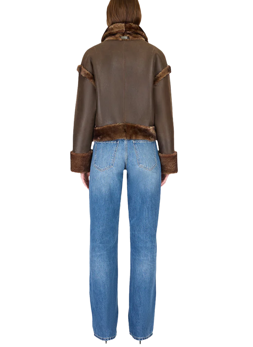 Gaia Burma Reversible Shearling Jacket - HiSO