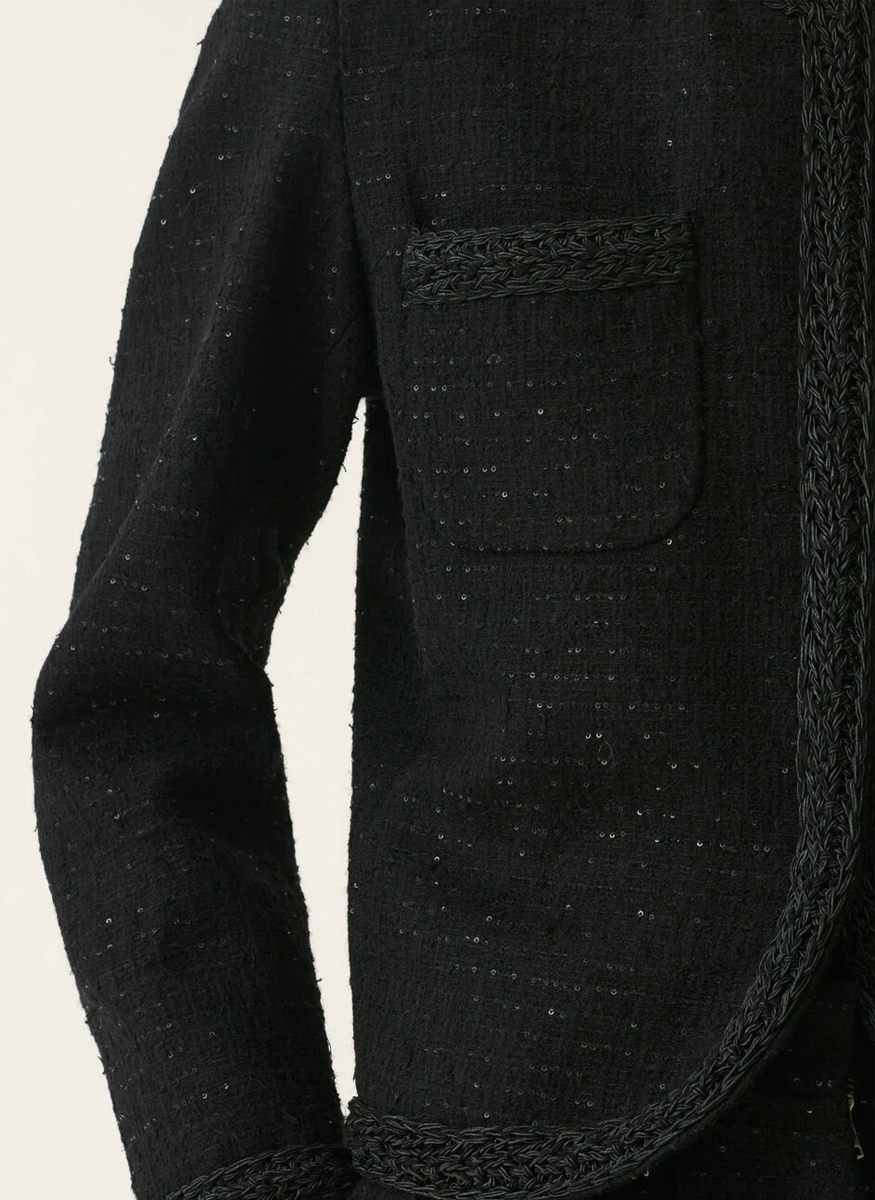 Sequin Crewneck Jacket - Fabiana Filippi