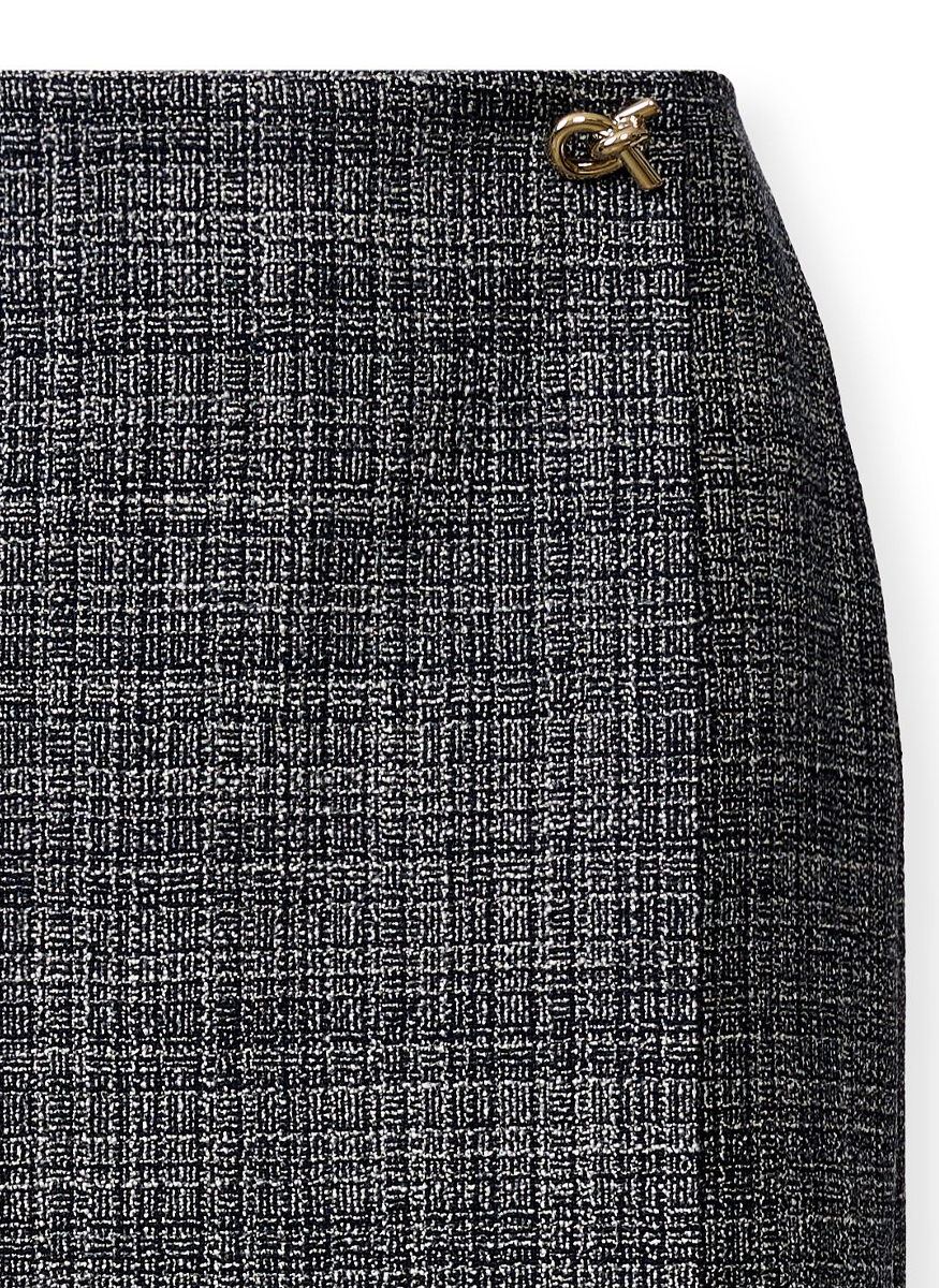 Mouline Wrap Midi Skirt - Fabiana Filippi