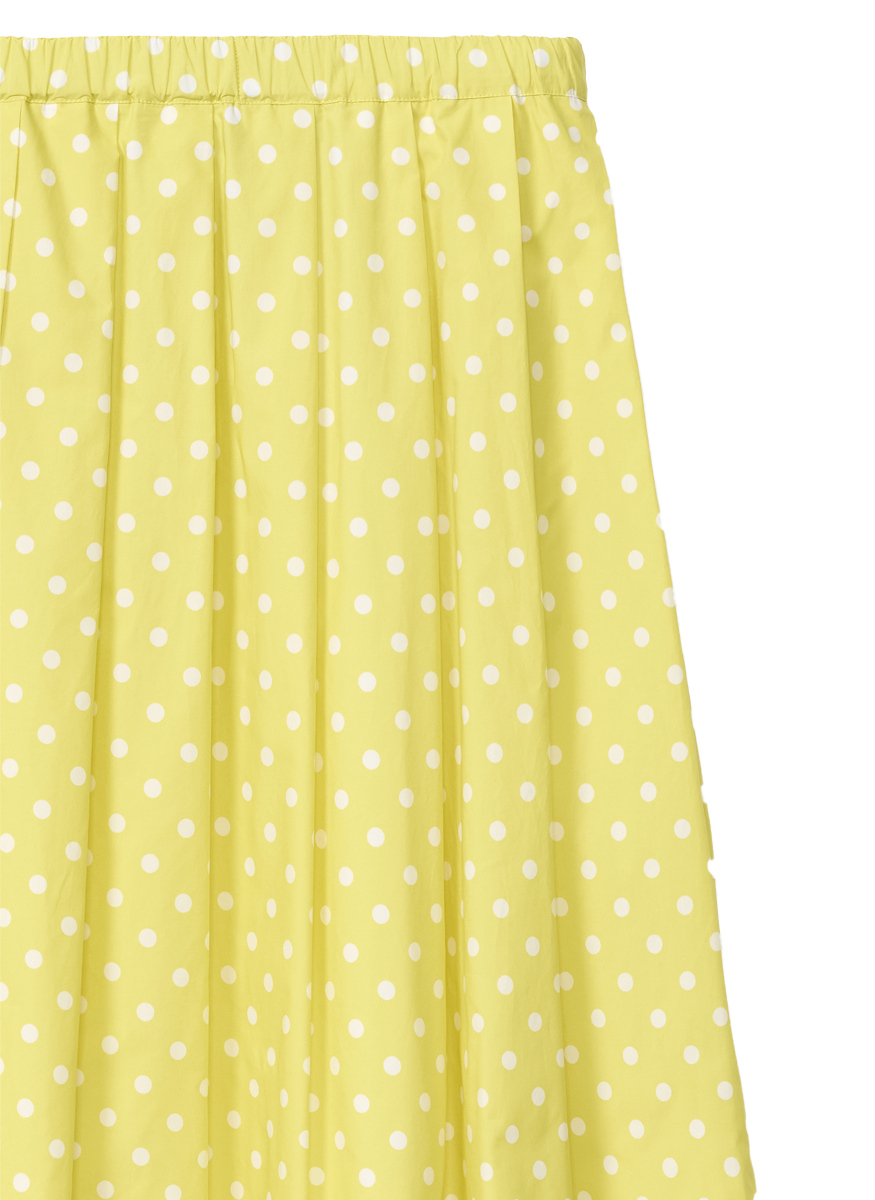 Polka Dot Print Pleated Skirt - Fabiana Filippi