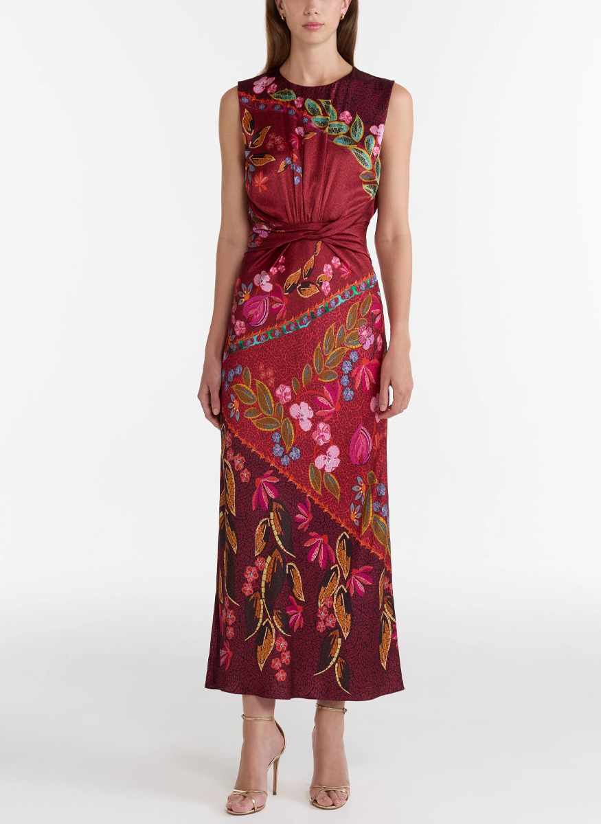 Gwen Dress in Garnet Terrazzo US6 / Garnet Gwen Dress in Garnet Terrazzo US6 / Garnet