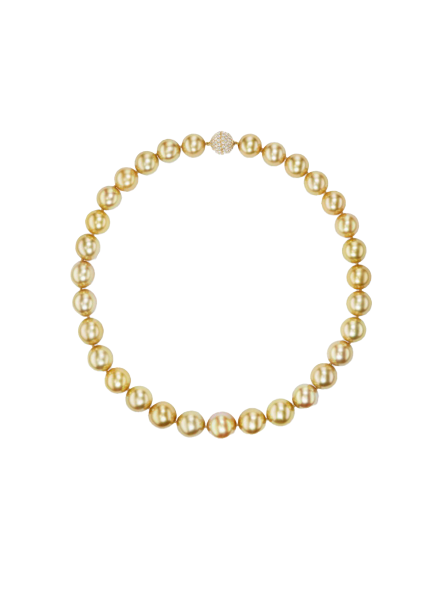 Golden South Sea Pearl Necklace