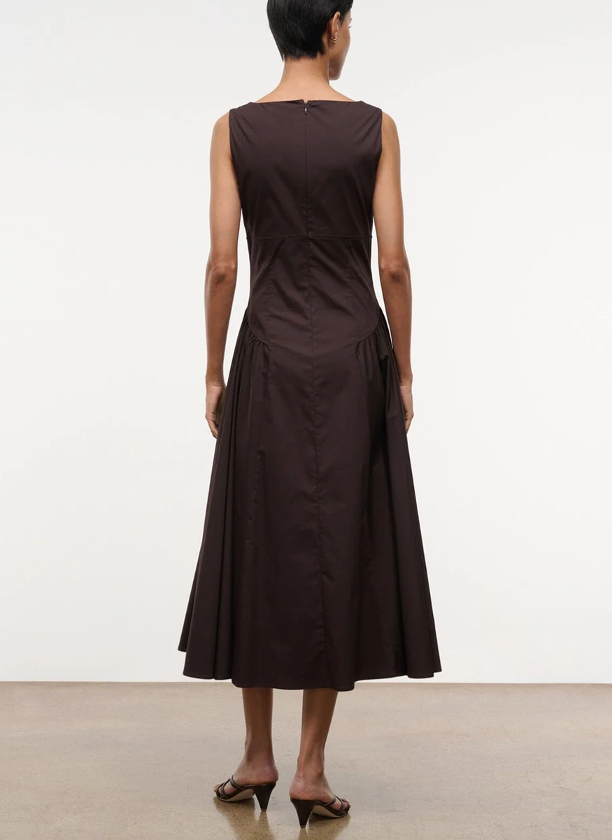 Gwen Dress in Earth - STAUD