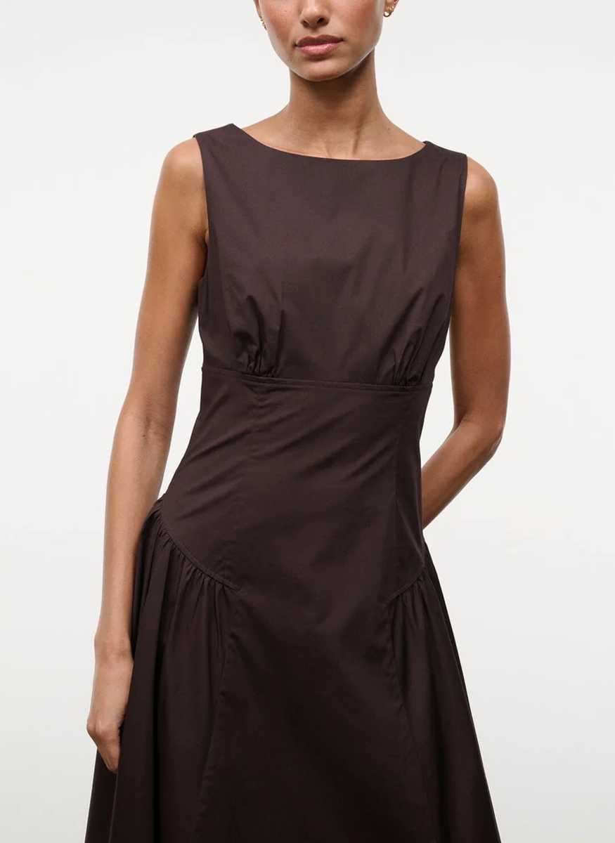 Gwen Dress in Earth - STAUD
